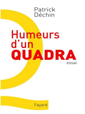 cover image of Humeurs d'un quadra